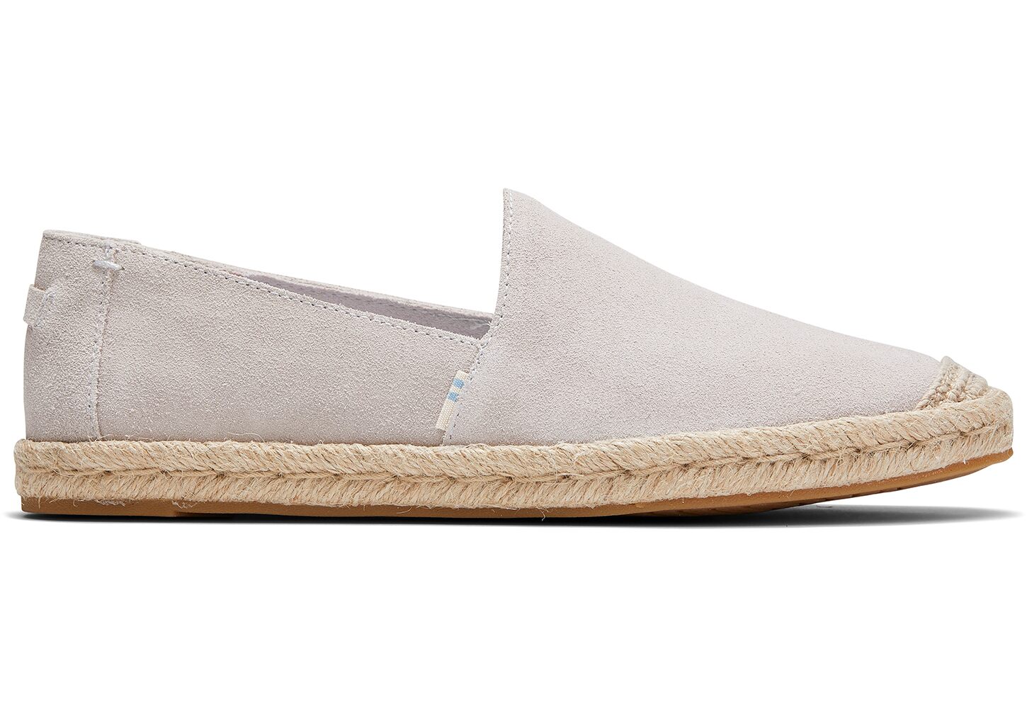 Toms Suede Pismo - Womens Alpargata Espadrilles - Grey - NZ - 785169VTF